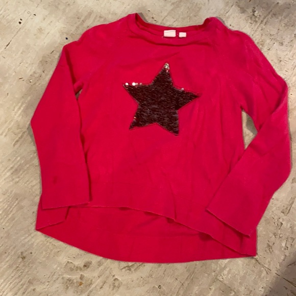 Gap Kids pink sequinned sweater - Picture 1 of 6
